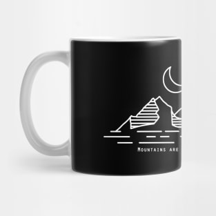 Mountains Are Calling And I Must Go Mug